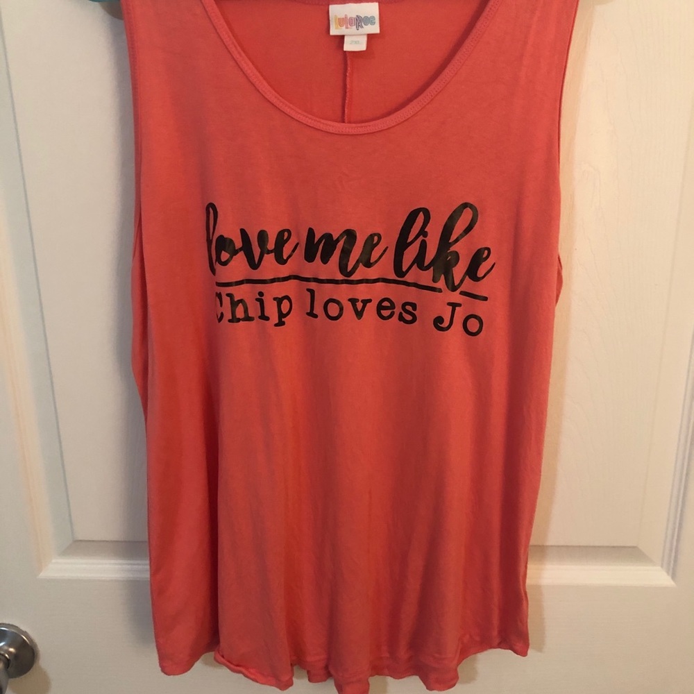 Coral LLR tank top